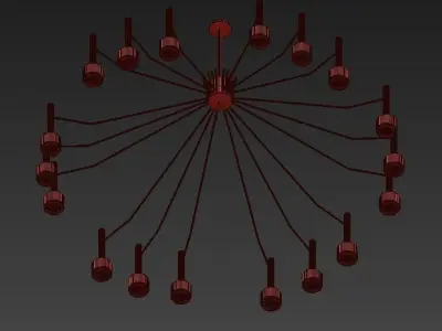 ELLA chandelier 3D model purchase