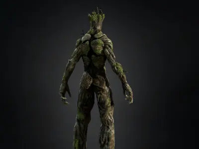 Groot Low-poly 3D model