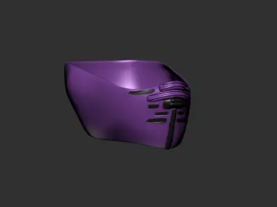 helmet high poly sculpt 3d printable  3D model 159