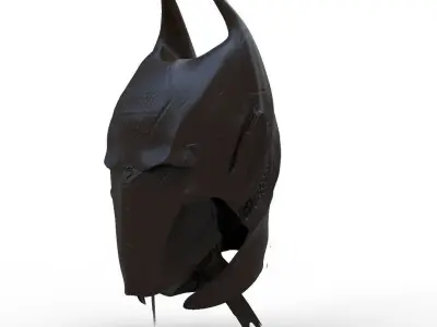 Batman helmet Sci-Fi 3D model