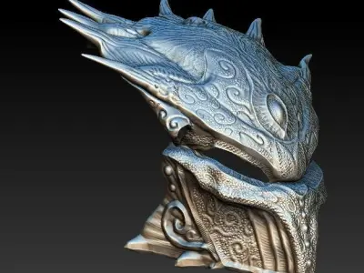 Valkyrie predator bio mask 3D model