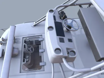  Sport Fishing Boat with Interior 