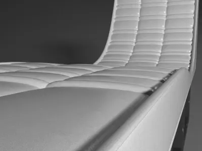 Armchair - windowsill 3D model
