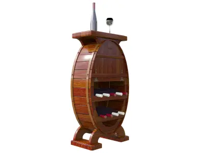Wonderful Wine cabinet 3D model