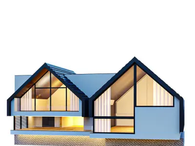 MODREN HOUS N5 3D model