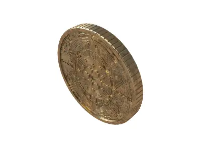 Cardano Coin v6 006 Low-poly 3D model