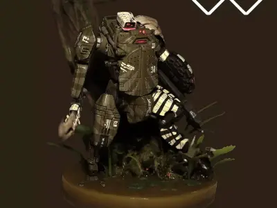 The Nidslayer Exosuit 3D print model