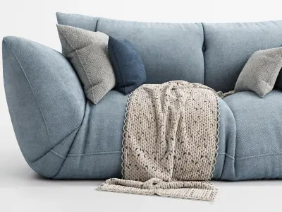 floor sofa anise  3D model