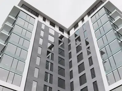 RESIDENTIAL BUILDING NO101 A 3D model