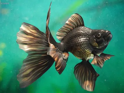  Freshwater Fish Rigged for Cinema 4D Collection 2 