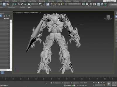 Transformers Shockwave High Quality 3Ds Model  3D model