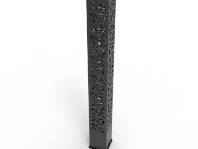 Loft-style tube lamp 3D model