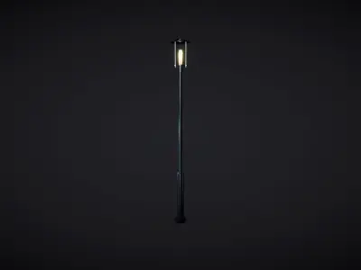 Lamp Post 01 3D model