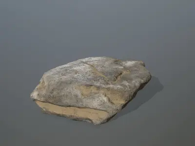 Rock Set Low-poly 3D model