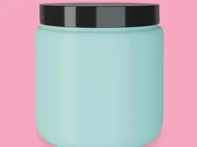 Cosmetic Jars 3D model