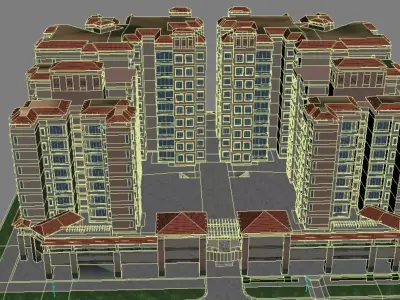 living houses 3D model