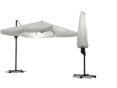 Umbrella Deck Parasol 3D model