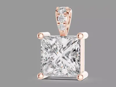 Diamond Pendant  3D print model