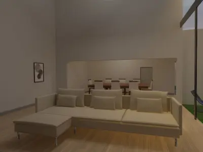 Modern House Scene 3D model
