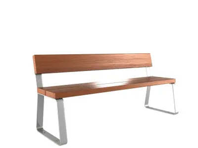 Modern Bench collection 1 3D model
