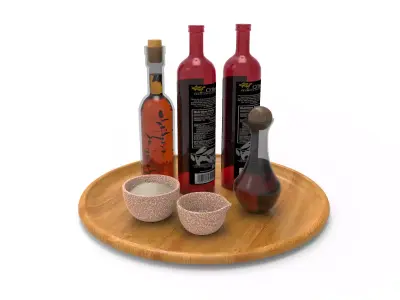 SPA Massage acessoris 3D model