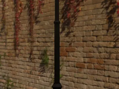 street light Low-poly 3D model shop