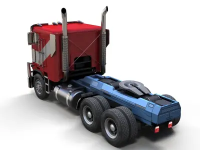 Optimus Prime Freightliner Low-poly 3D model