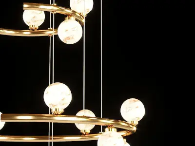 Lampatron Imerense chandelier 3D model