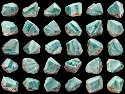 160 Fantasy Stone Rocks Game Asset Texture