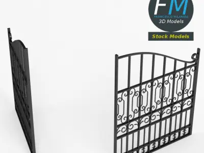 Iron gate 3 3D model