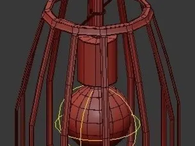 Untitled modern pendant lights for living room 3D model