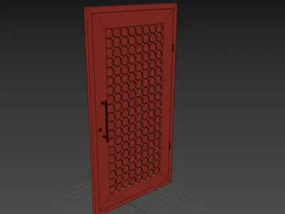 aluminum door  3D model