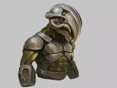 Warlord Sentinel Low-poly 3D model