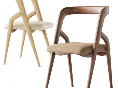 Progetto dining chair 3D model