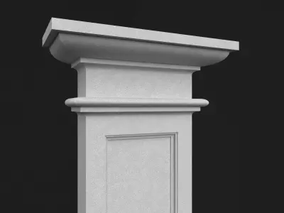 Collection Column Decorative 5 3D Model Pack
