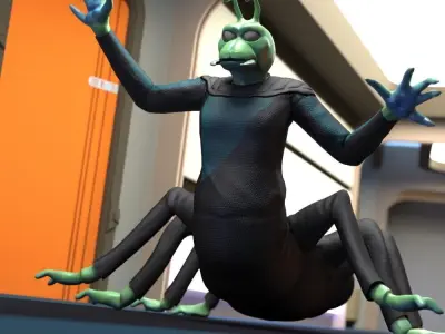 Charsk for Poser 3D model