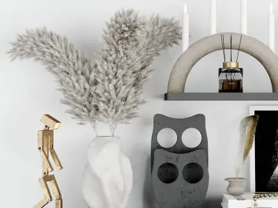 decorative set 02 3D model