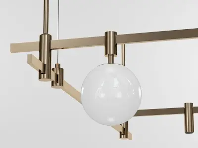 AUROOM aurooom chandelier 3D model