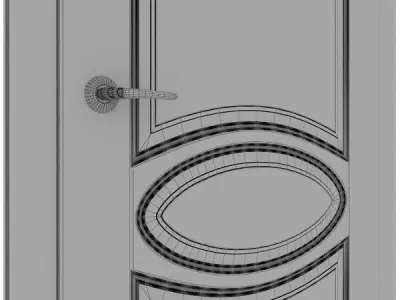 Door frise28 B Free 3D model