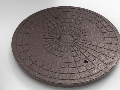 MANHOLE COVER 3D model