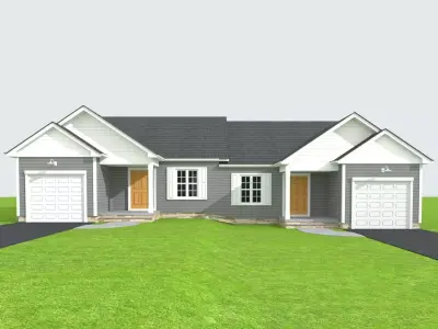 Cape Cod House 7 3D model