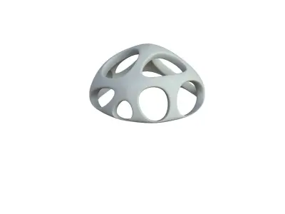 SciFi Cube Object No 47559 Low Poly Shape Low-poly 3D model
