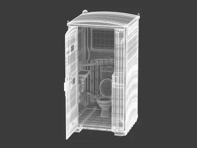 Portable Toilet  3D model
