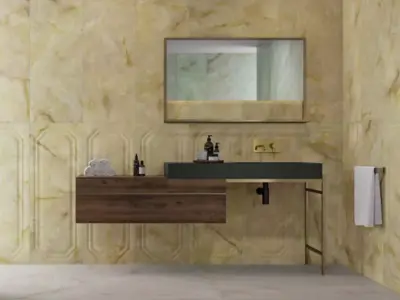 Honey Onyx Wainscot Panel  Texture