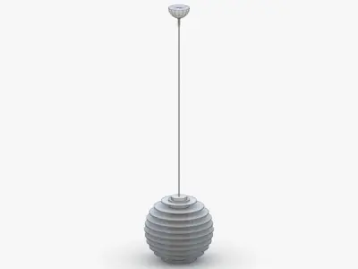 1484 - Hanging Lamp Low-poly 3D model