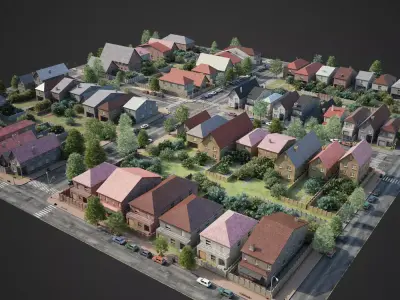 City DIstrict R6-R19 3D model