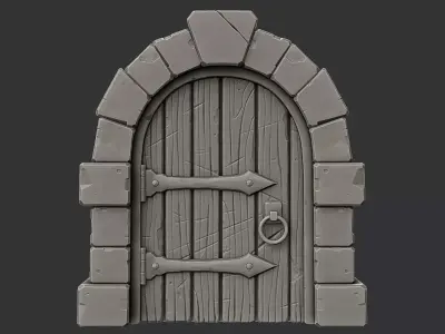 a Door sculpt  3D model