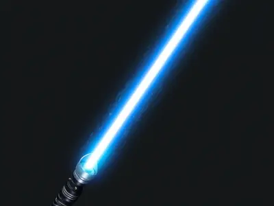 Lightsaber light saber from star wars force awakens 3D model
