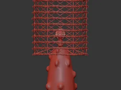 bamboo lamp 13 3D model