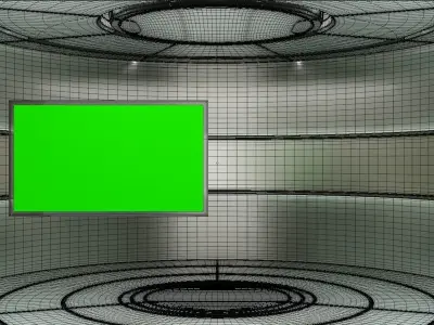 Virtual studio 3D model